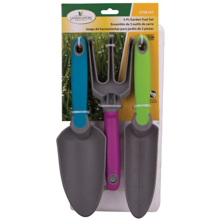 Landscapers Select GT700ABC Garden Tool Set, 3-Piece