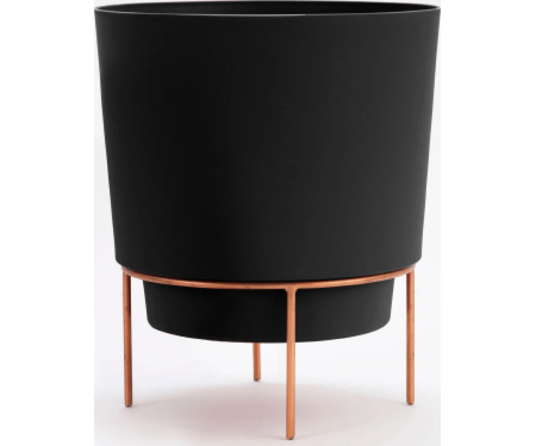 10" HOPSON METAL BLACK POT