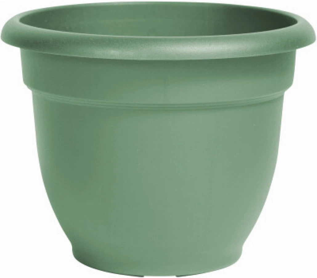 Bloem Ariana Self Watering Resin Planter 6 in. Pebble Stone Beige