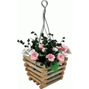HANGING CANDLE BASKET BIG