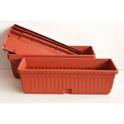 NTHP0258 ITALIAN BALCONY POT 42CM Terracota