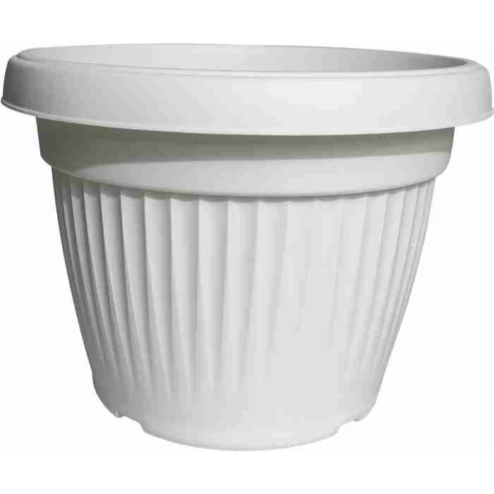 NTHP0321 ITALIAN POT 45CM W.BASE WHITE