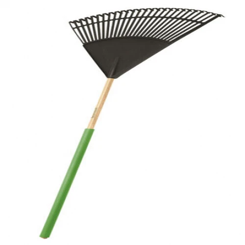 Landscapers Rake Lawn