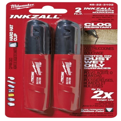 48-22-3102 MARKER MDPT BLK 2PK