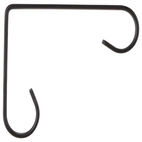 Landscapers Select GB0173L Plant Bracket, 4-1-4 L, Steel, Black, Black, Wall Mount Mounting
