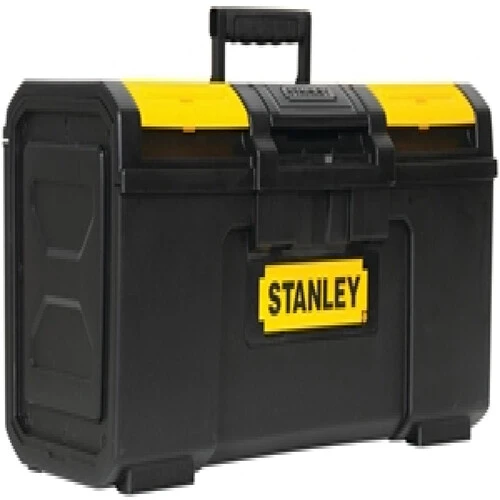 STANLEY STST24410 Tool Box, 61 lb, Plastic, Black-Yellow, 3 -Compartment
