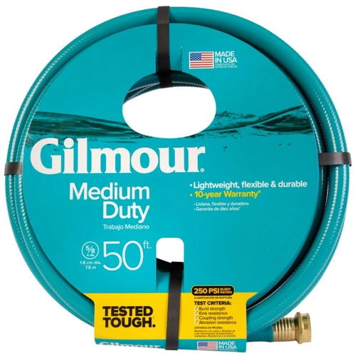 Gilmour Garden Hose, 50 ft L, Vinyl
