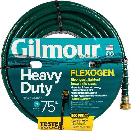 GILMOUR HEAVY DUTY GREEN HOSE 75FT