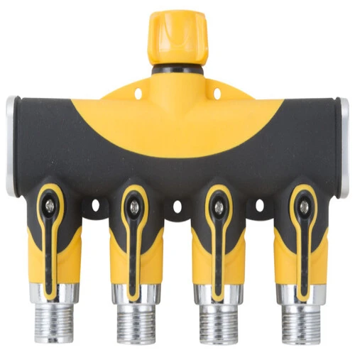 Landscapers Faucet Manifold, 4 Outlet