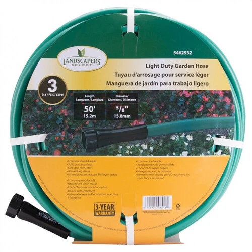 Landscapers Garden Hose, 50 ft L