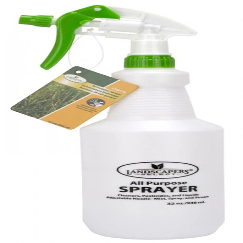 Landscapers Trigger Sprayer, Adjustable Nozzle, PE, White