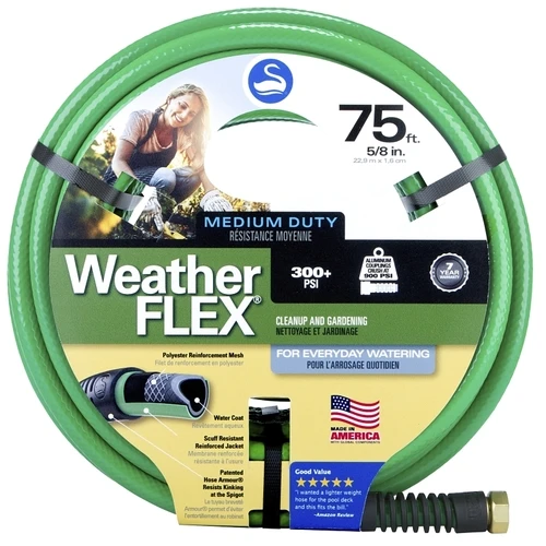 SWAN Garden Hose, 75 ft L