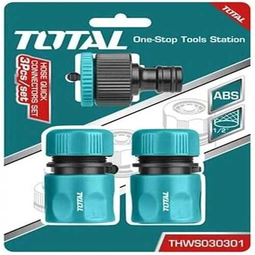 TOTAL 3PCS HOSE QUICK CONNECTOES THWS030301